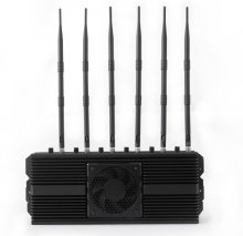 Adjustable 80W Up to 150 Meters Range High Power Cellphone Jamme